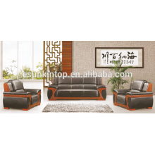 Modern leather sofas design for office , Office sofa furniture design and sell, Office furniture manufacturer in Foshan (KS13)